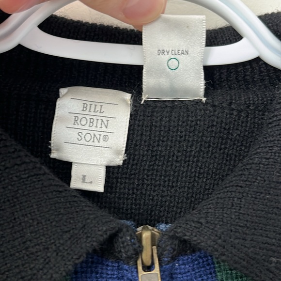 Bill Robinson Multicolour Zip Up Sweater - Picture 9 of 9